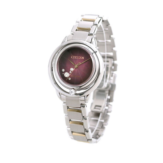 CITIZEN - シチズン 腕時計 レディース EW5529-55W CITIZEN エコ・ドライブ（B036） レッドシェルxシルバー/ウォームゴールド アナログ表示
