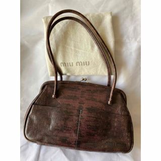 ミュウミュウ(MIU MIU)のミュウミュウ☆ガマ口ハンドバッグ(ハンドバッグ)