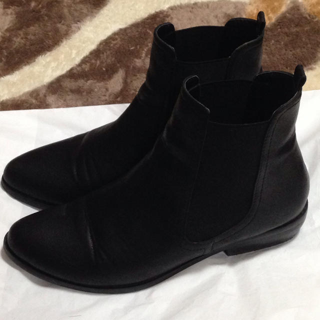 JEANASIS(ジーナシス)のJEANASiSサイドゴアブーツ/黒/L レディースの靴/シューズ(ブーツ)の商品写真
