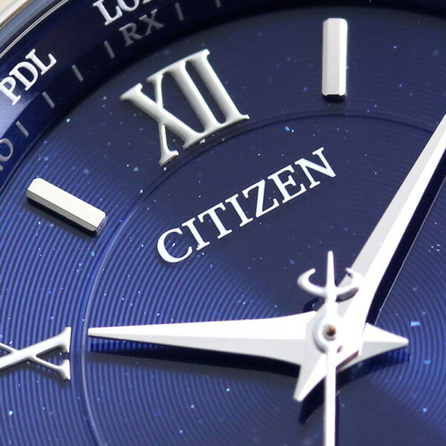 最大約18cmラグ幅【新品】シチズン CITIZEN 腕時計 レディース EC1120-59L エクシード エコ・ドライブ電波時計 ダイレクトフライト ペア EXCEED エコ・ドライブ電波（H246） ブルーxシルバー アナログ表示