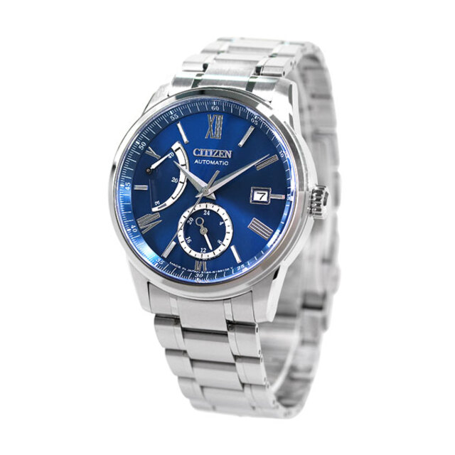 CITIZEN - シチズン 腕時計 メンズ NB3001-61M CITIZEN 自動巻き（9184/手巻き付） ブルーxシルバー アナログ表示