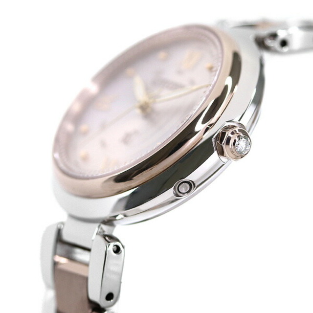CITIZEN - シチズン CITIZEN 腕時計 レディース ES9465-50W クロスシー ミズコレクション エコ・ドライブ電波時計 ティタニア シリーズ ハッピーフライト xC mizu collection Titania Happy Flight エコ・ドライブ電波(H060) ピンクxシルバー/サクラピンク アナログ表示 ...