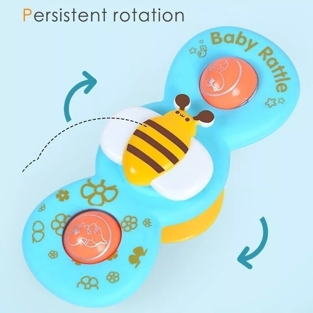 BabyRattleハンドスピナー　赤ちゃん　ベビー　キッズ　スピナー　知育玩具 キッズ/ベビー/マタニティのおもちゃ(知育玩具)の商品写真