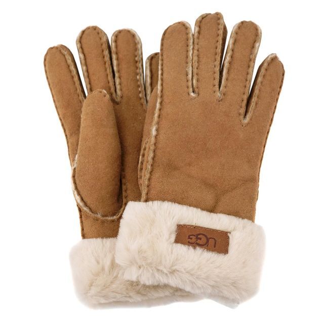 手袋 UGG 17369 W TURN CUFF GLOVE チェスナット M