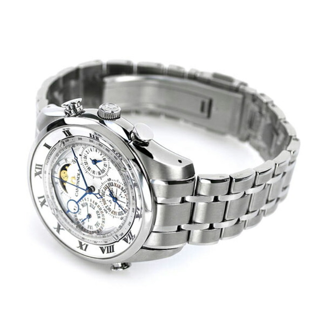 シチズン CITIZEN 腕時計 メンズ AH4080-52A カンパノラ グランドコンプリケーション CAMPANOLA COMPLICATION クオーツ（CAL.6772） シルバーxシルバー アナログ表示