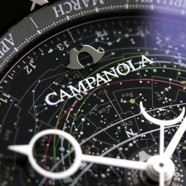 シチズン CITIZEN 腕時計 メンズ AO4010-51E カンパノラ コスモサイン CAMPANOLA COSMOSIGN クオーツ（CAL.4398） ブラックxシルバー アナログ表示