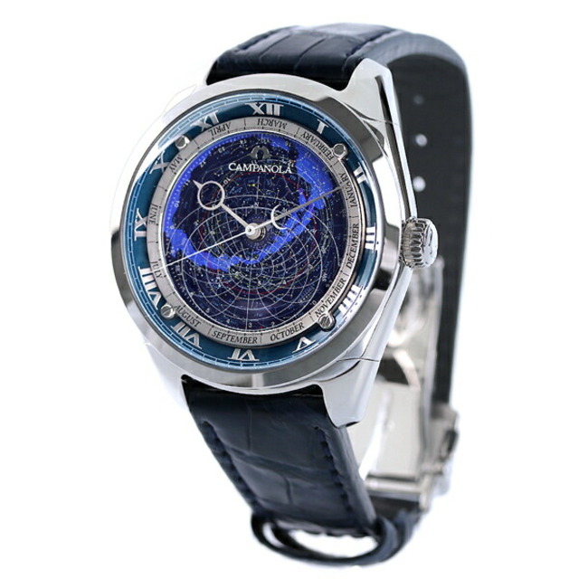リアルシチズン CITIZEN 腕時計 メンズ CTV57-1231 カンパノラ コスモサイン CAMPANOLA COSMOSIGN クオーツ（CAL.4398） ブルーxブルー アナログ表示