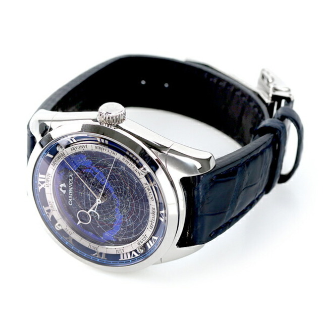 CITIZEN(シチズン)の【新品】シチズン CITIZEN 腕時計 メンズ CTV57-1231 カンパノラ コスモサイン CAMPANOLA COSMOSIGN クオーツ（CAL.4398） ブルーxブルー アナログ表示 メンズの時計(腕時計(アナログ))の商品写真