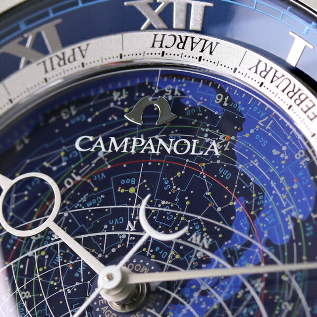 シチズン CITIZEN 腕時計 メンズ CTV57-1231 カンパノラ コスモサイン CAMPANOLA COSMOSIGN クオーツ（CAL.4398） ブルーxブルー アナログ表示