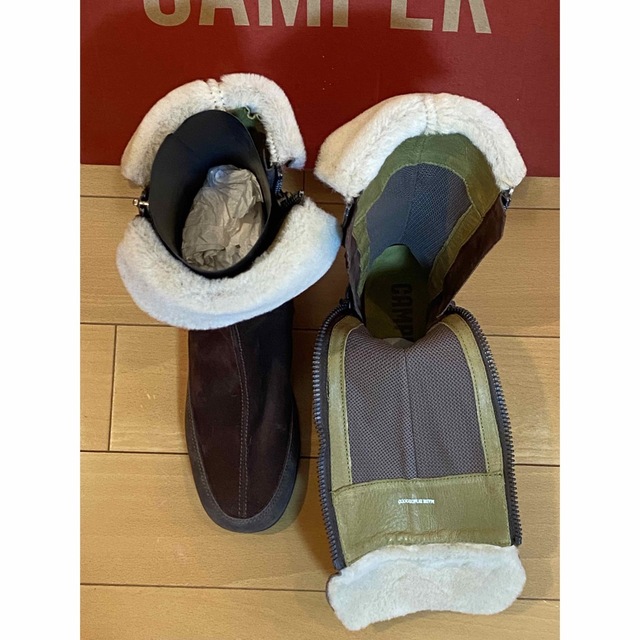 CAMPER(カンペール)の新品未使用　カンペールブーツ　レディース　ブラウン レディースの靴/シューズ(ブーツ)の商品写真