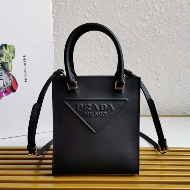 国産】 PRADA - PRADA プラダ レザーハンドバッグ ショルダーバッグ