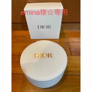 Dior / ディオール ノベルティ 新品 鏡付バニティケース ミラーポーチ