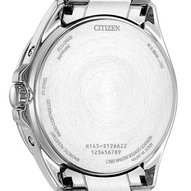 シチズン CITIZEN 腕時計 メンズ CB0017-71L wena エコ・ドライブ電波時計 ダイレクトフライト wena 3 搭載モデル wena エコ・ドライブ電波（H145） ブルーxシルバー アナログ表示