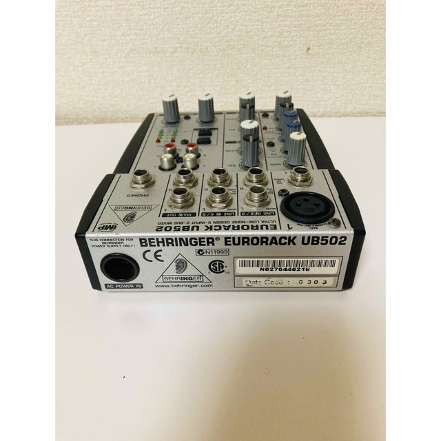 BEHRINGER EURORACK UB502 楽器のレコーディング/PA機器(ミキサー)の商品写真