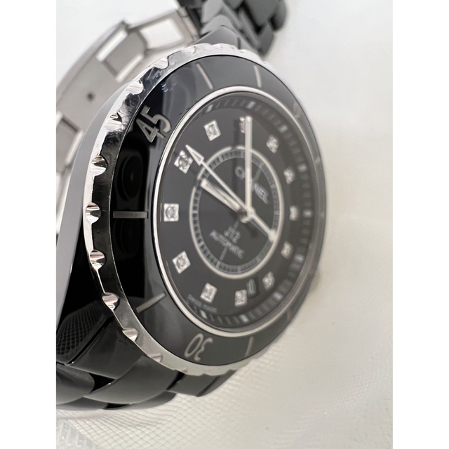 CHANEL(シャネル)のCHANEL J12 ⌚️黒セラミック 38mm 自動巻き メンズの時計(腕時計(アナログ))の商品写真