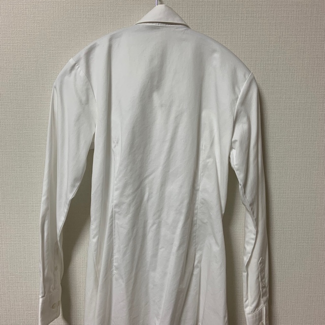AOKI(アオキ)のAOKI レディース　長袖シャツ　白　5号 レディースのトップス(シャツ/ブラウス(長袖/七分))の商品写真