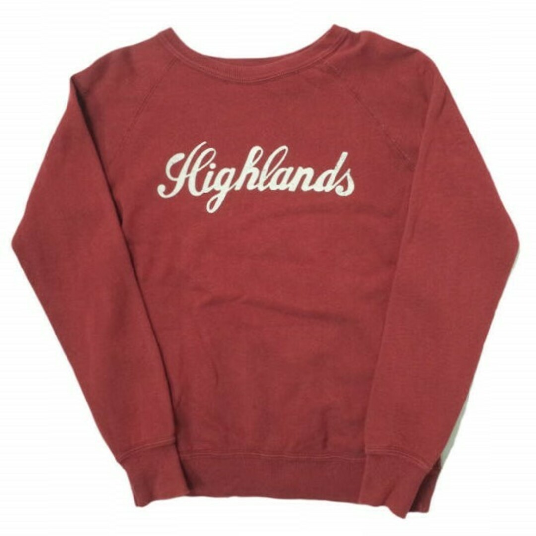 ISABEL MARANT ETOILE イザベルマラン エトワール ﻿Highlands Sweater ロゴプリント ラグランスウェット 38 レッド トレーナー プルオーバー トップス【ISABEL MARANT ETOILE】