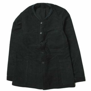 ANATOMICA アナトミカ フランス製 SAVOYARDE - ENGLISH MOLESKIN サヴォヤード モールスキン ノーカラージャケット 2 BLACK アウター【中古】【ANATOMICA】