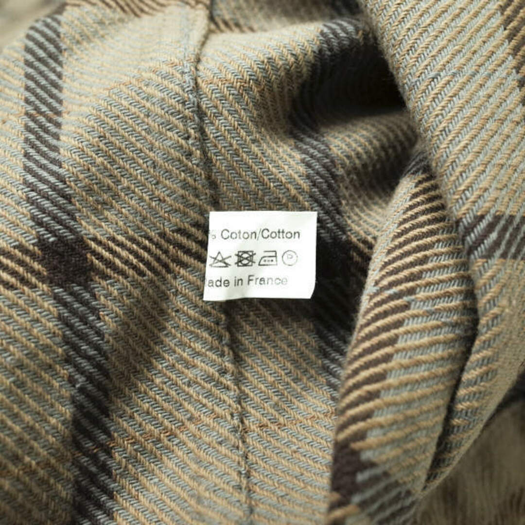 ANATOMICA アナトミカ フランス製 CAVALIER - COTTON PLAID キャバリエ コットンチェック3Bジャケット 50 BEIGE テーラード アウター【ANATOMICA】 6