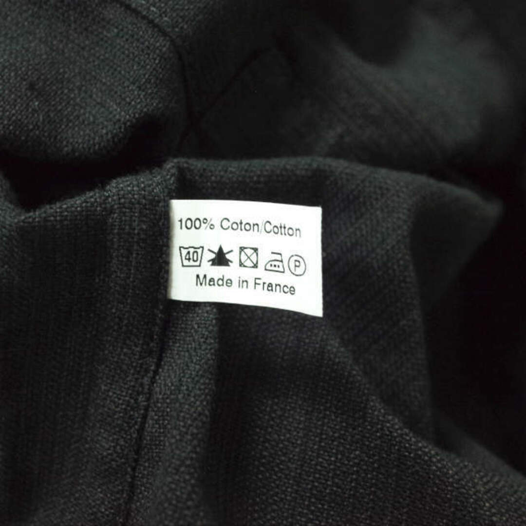 ANATOMICA アナトミカ フランス製 CAVALIER - COTTON STRIPE キャバリエ コットンストライプ3Bジャケット 48 BLACK テーラード アウター【ANATOMICA】 6