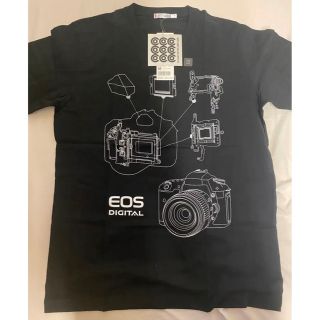 ユニクロ(UNIQLO)の新品未使用★UNIQLO/CANON ユニクロ キヤノン EOS コラボTシャツ(Tシャツ/カットソー(半袖/袖なし))