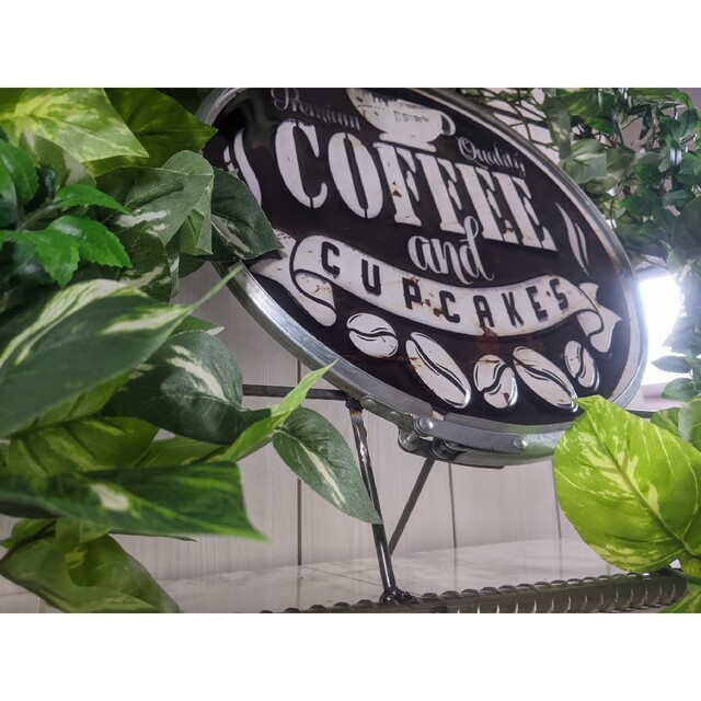 カフェ 看板CAFE COFFEE 喫茶店 壁掛け看板 2way自立式看板