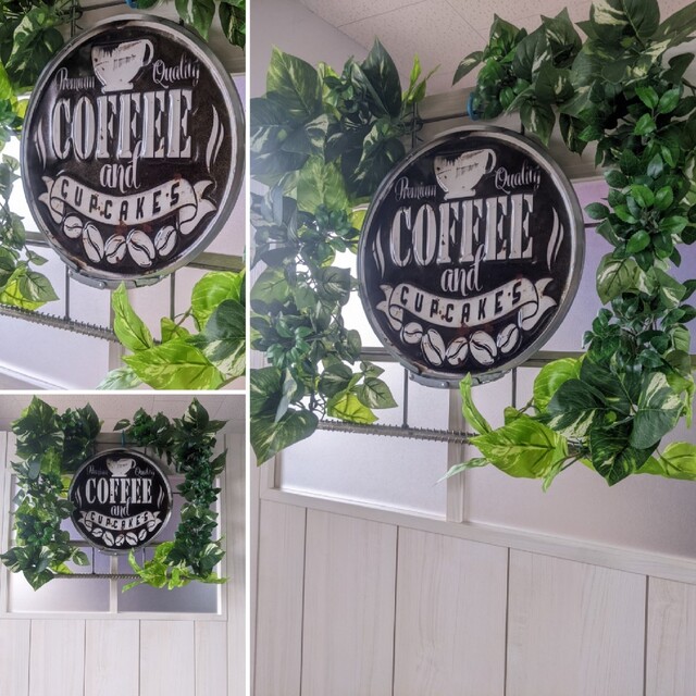 カフェ 看板CAFE COFFEE 喫茶店 壁掛け看板 2way自立式看板