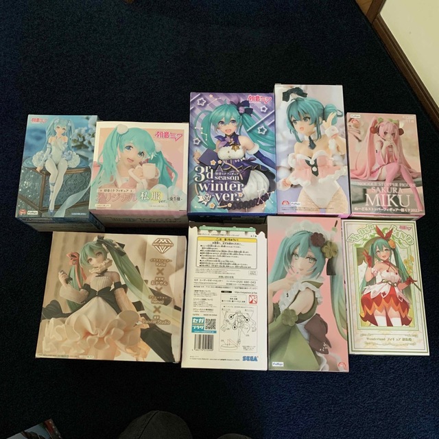 【新品 未開封】初音ミク フィギュア 9種セット 1