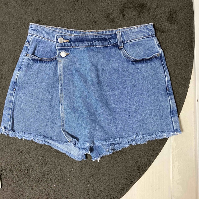 ZARA(ザラ)のZARA キュロットスカート　デニム レディースのスカート(ミニスカート)の商品写真