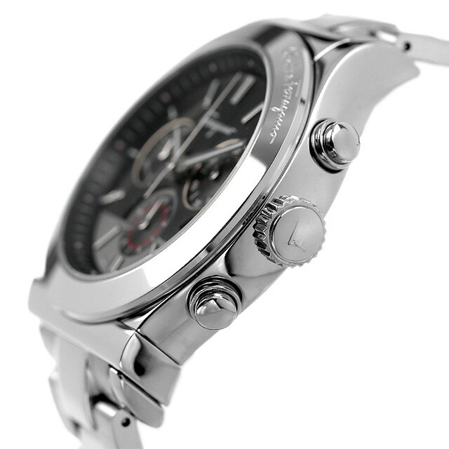 サルヴァトーレ・フェラガモ Salvatore Ferragamo 腕時計 メンズ FFM080016 1898 42mm 1898 42mm クオーツ（Ronda 5040D） ブラックxシルバー アナログ表示