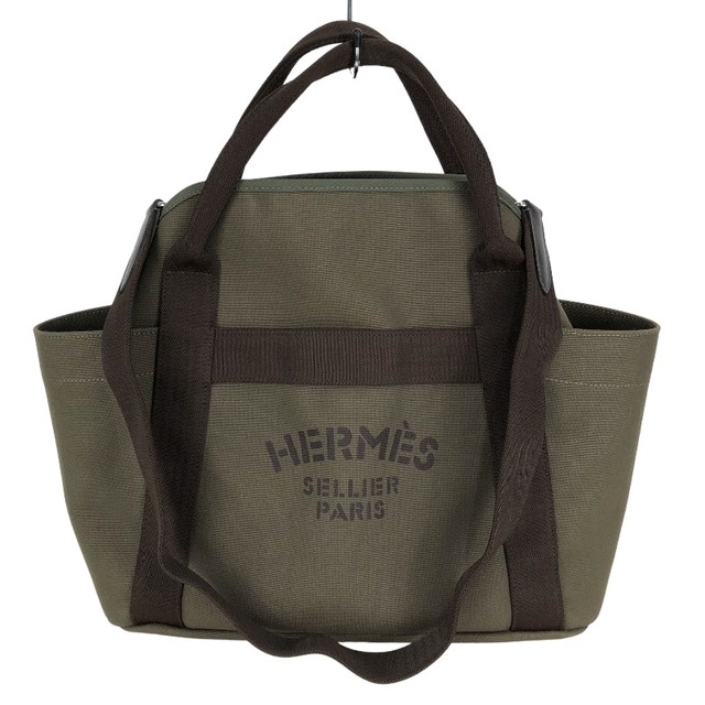 エルメス HERMES サック ド パンサージュ トワルシェブロン 2【中古