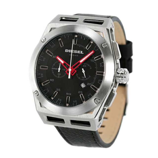 ディーゼル DIESEL 腕時計 メンズ DZ4543 タイムフレーム 48mm TIMEFRAME 48mm クオーツ ブラックxブラック アナログ表示