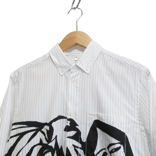 OAMC STRIPE GRAPHIC L/S SHIRT - シャツ