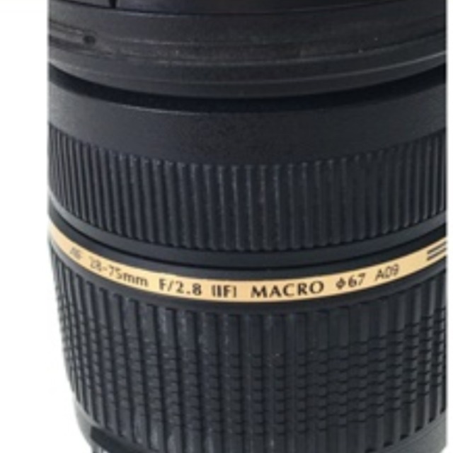 ▼▼TAMRON タムロン 一眼レンズ AF 28-75mm F2.8 未チェック品 ニコンFマウント  A09  ブラック