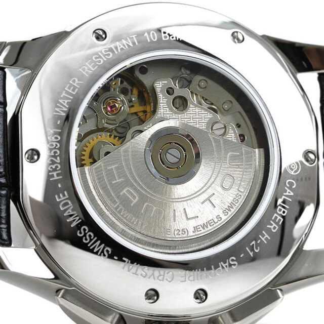 ハミルトン HAMILTON 腕時計 メンズ H40555131 自動巻き（H-10） ブラックxシルバー アナログ表示