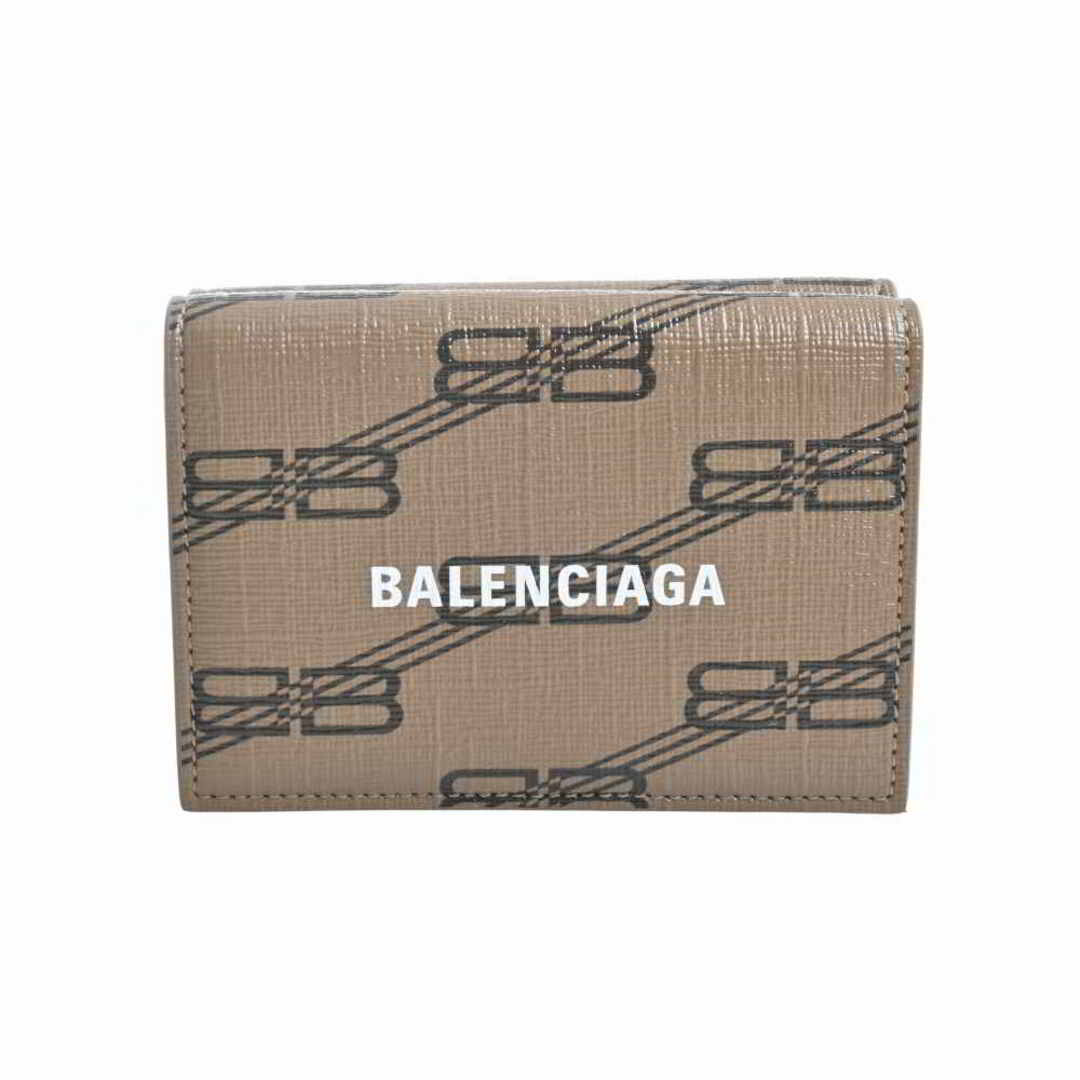 Balenciaga バレンシアガ レザー キャッシュ ミニ BBロゴ 三つ折り