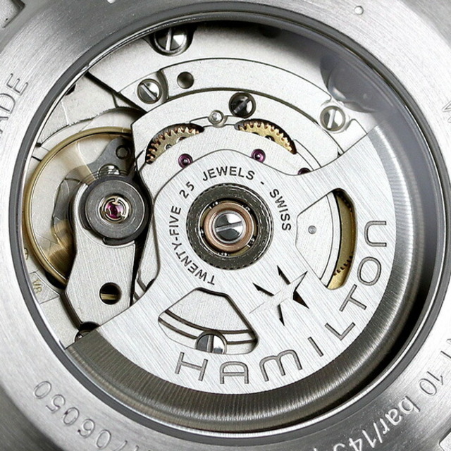 ハミルトン HAMILTON 腕時計 メンズ H70605731 カーキ フィールド マーフ オート KHAKI FIELD 自動巻き（H-10/手巻き付） ブラックxブラック アナログ表示
