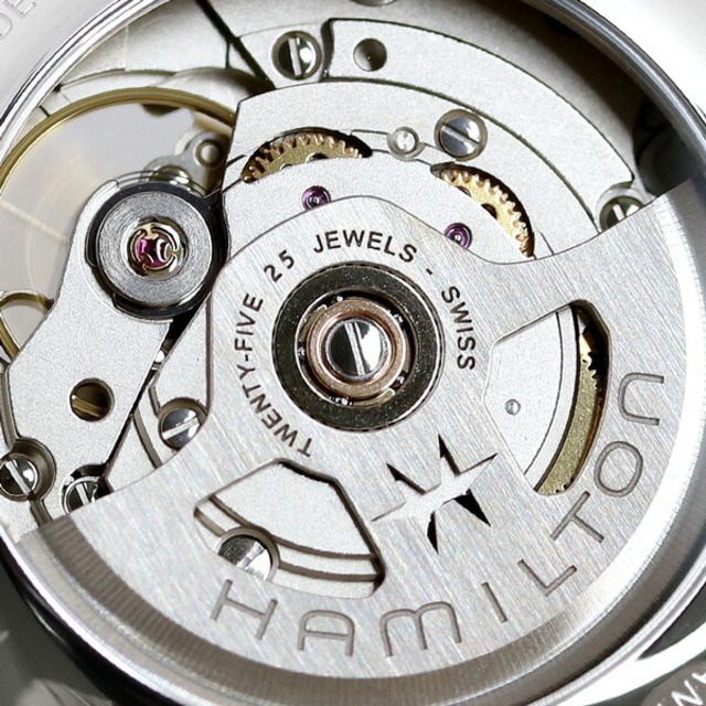 ハミルトン HAMILTON 腕時計 メンズ H32215130 ジャズマスター オープンハート オート 36mm JAZZMASTER OPEN HEART AUTO 36mm 自動巻き（H-10/手巻き付） ブラックxシルバー アナログ表示