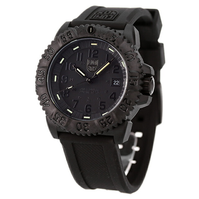 ルミノックス LUMINOX  腕時計 メンズ 3051.bo ルミノックス ネイビーシールズ ブラックアウト 3050シリーズ LUMINOX 3051 BLACK OUT 3051.BO クオーツ ブラックxブラック