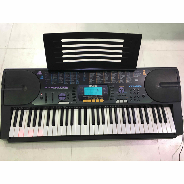 CASIO CTK-660L 電子ピアノ 電子キーボード - 器材