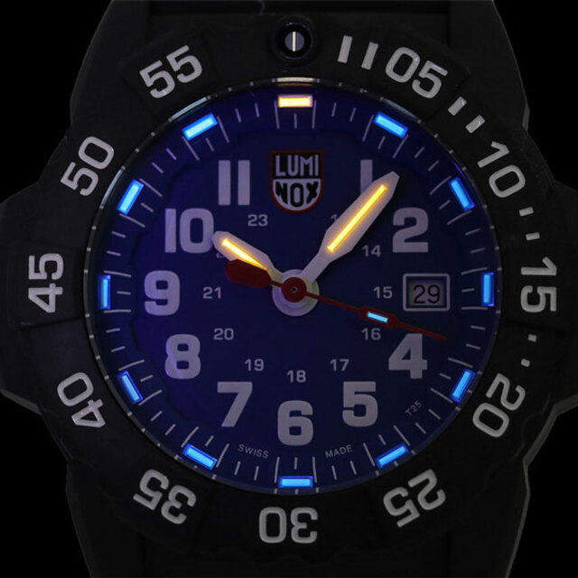 ルミノックス LUMINOX 腕時計 メンズ 3503 ネイビー シールズ 3500 シリーズ NAVY SEAL 3500 SERIES クオーツ（Ronda 515） ブルーxブラック アナログ表示