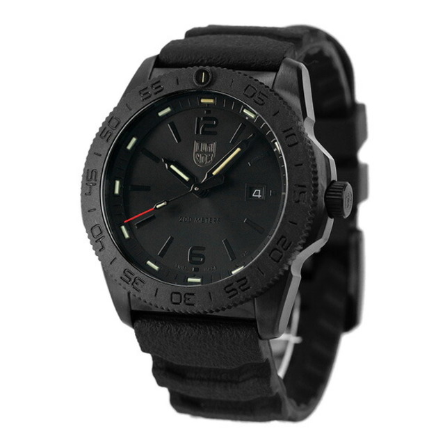 Luminox(ルミノックス)の【新品】ルミノックス LUMINOX 腕時計 メンズ 3121.BO パシフィック ダイバー 3120 シリーズ 44mm PACIFIC DIVER 3120 SERIES 44mm クオーツ（Ronda 515） ブラックxブラック アナログ表示 メンズの時計(腕時計(アナログ))の商品写真