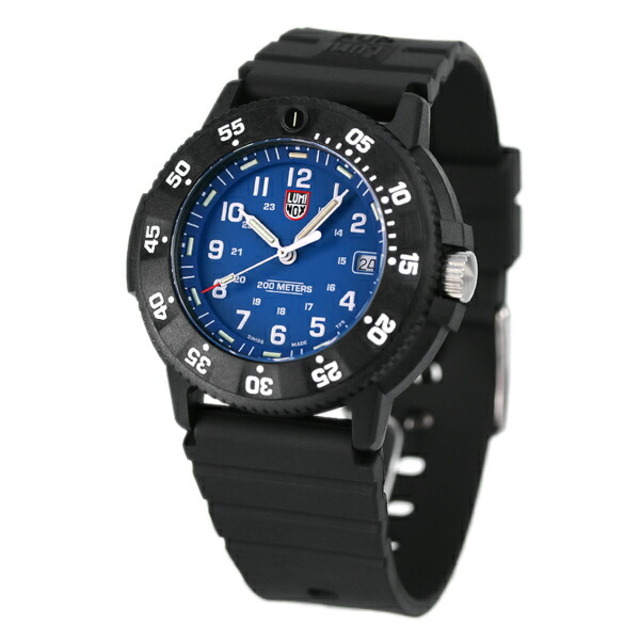 Luminox(ルミノックス)の【新品】ルミノックス LUMINOX 腕時計 メンズ 3003.EVO オリジナル ネイビー シールズ 3000 エボ シリーズ ORIGINAL NAVY SEAL 3000 EVO SERIES クオーツ（Ronda 515 HH6） ブルーxブラック アナログ表示 メンズの時計(腕時計(アナログ))の商品写真