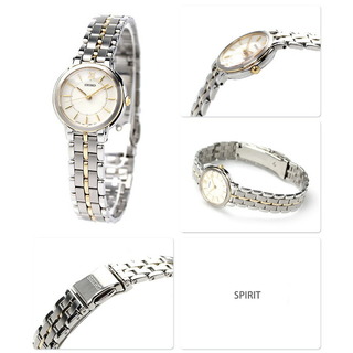 セイコー(SEIKO)の【新品】セイコー 腕時計 レディース SSDA002 セイコーセレクション クオーツ（1N01） アイボリーxシルバー/ゴールド アナログ表示(腕時計)