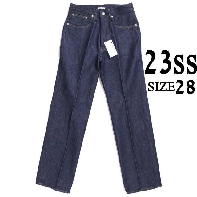 23ss AURALEE HARD TWIST DENIM 5P PANTS