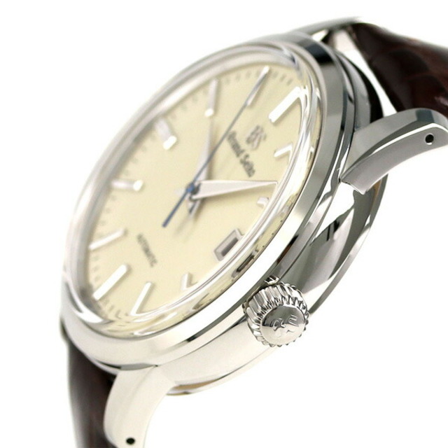 グランド セイコー 腕時計 メンズ SBGR261 9Sメカニカル 自動巻き（9S65/手巻き付） アイボリーxブラウン アナログ表示