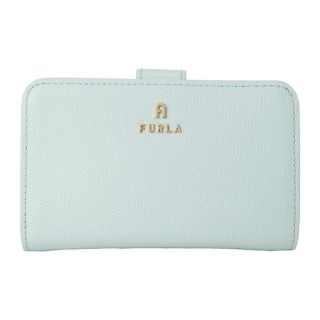 フルラ(Furla)の新品 フルラ FURLA 2つ折り財布 カメリア コンパクトウォレット M ミンティ/トニ ミンティ(財布)