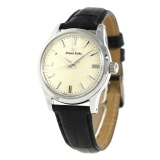 グランド セイコー GRAND SEIKO 腕時計 メンズ SBGW231 9Sメカニカル 手巻き（9S64） アイボリーxブラック アナログ表示