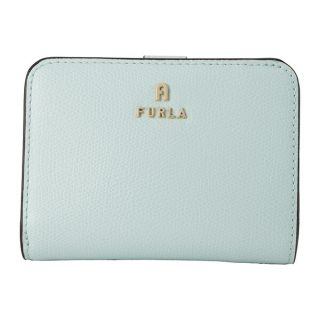 フルラ(Furla)の新品 フルラ FURLA 2つ折り財布 カメリア コンパクトウォレット S ミンティ/マシュマロ(財布)