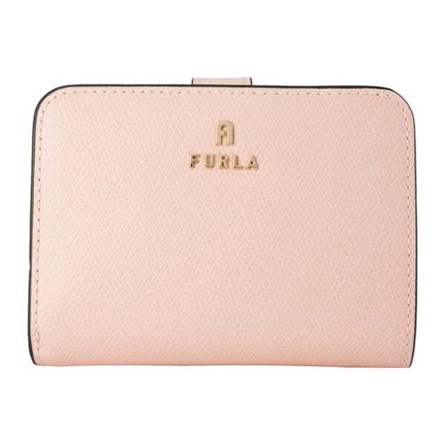 新品 フルラ FURLA 2つ折り財布 カメリア コンパクトウォレット S キャンディローズ/バレリーナ